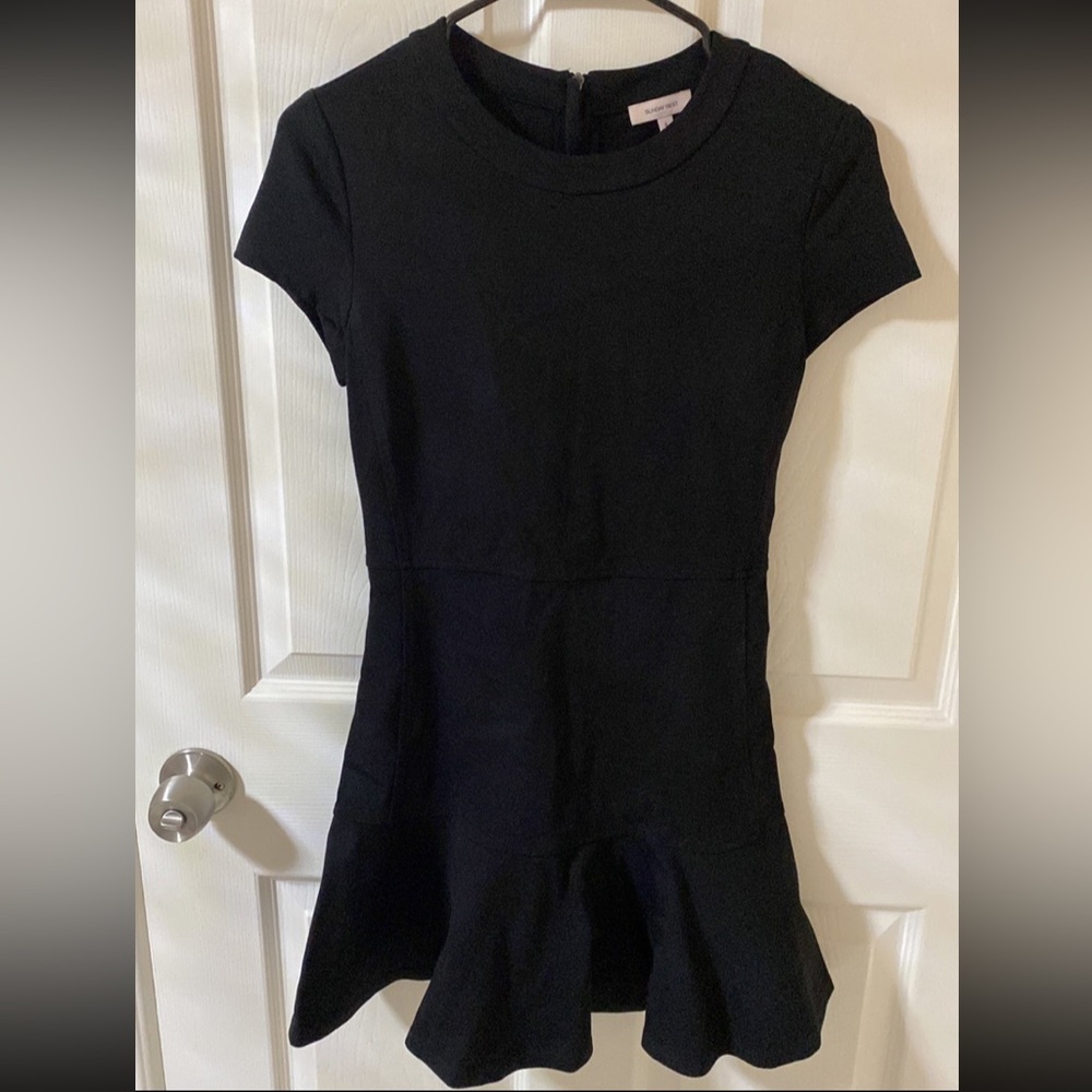 Aritzia Sunday Best Black Zipper Dress Size 6
